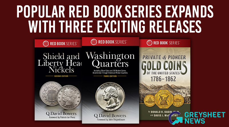 Washington Quarters is available now; the other two titles shown here will be available for pre-order soon.