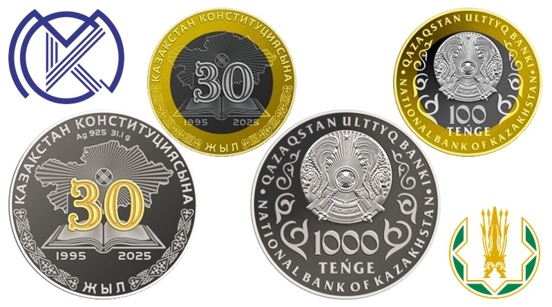 Kazakhstan. New Silver Proof Coins Mark 30th Anniversary of