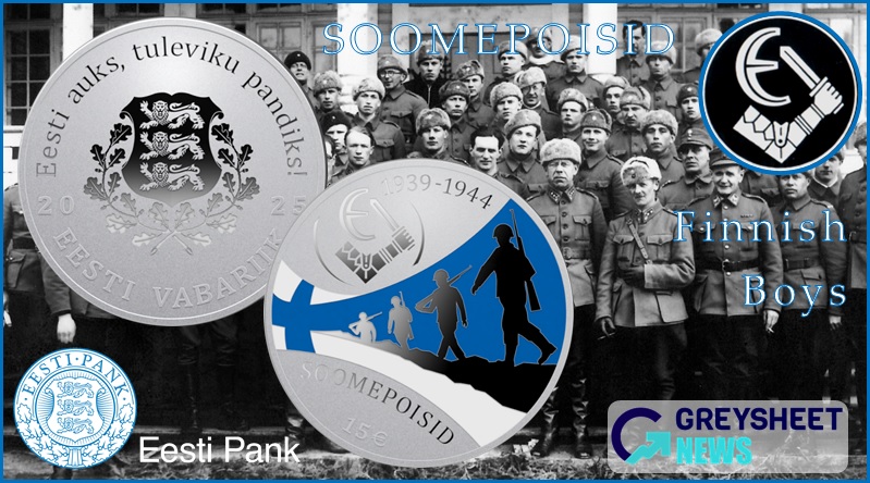 Estonia. New Patriot Series Launches with Release of Silver Proof and Colour Coins.