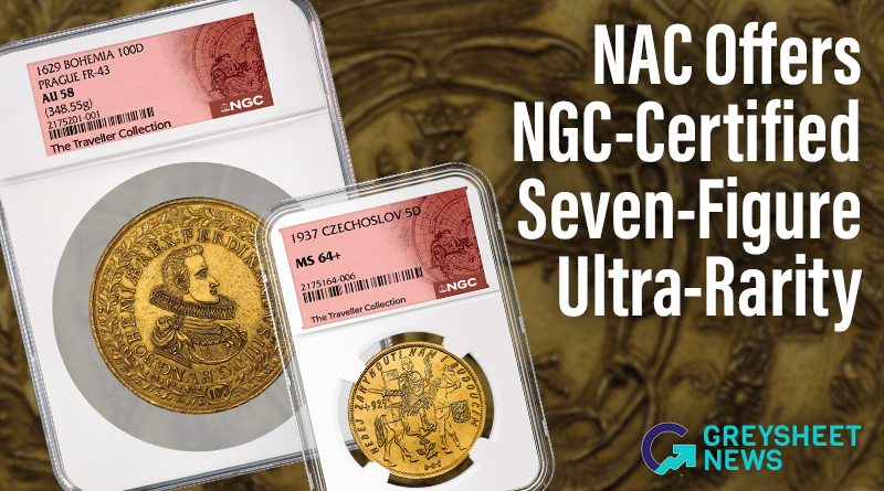 NAC Offers More NGC-Certified Traveller Collection Coins, Including a Seven-Figure Ultra-Rarity