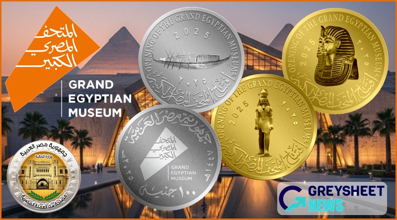 Egypt. Exquisite Gold and Silver Coin Collection Marks Official Opening of Grand Egyptian Museum