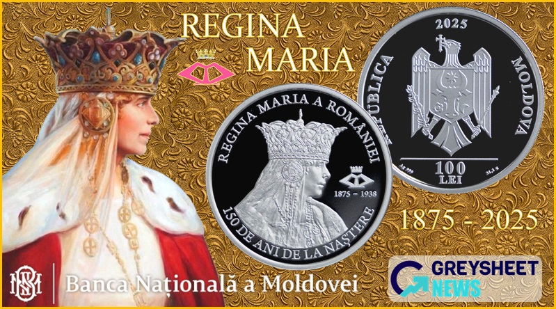 Moldova. New Silver Proof Coins Honour Memory of Respected Queen Consort 