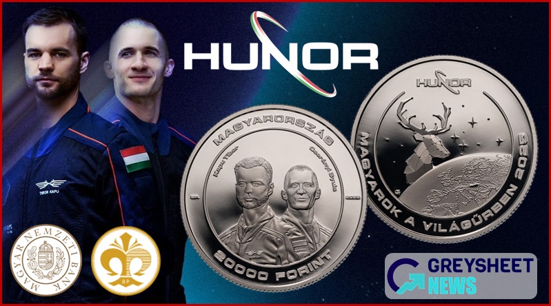 Hungary. Latest Silver Commemorative Coins Highlight HUNOR Astronaut Research Programme