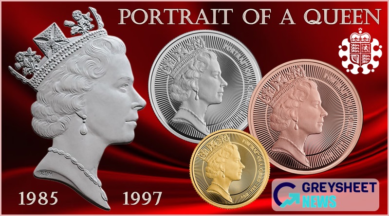 United Kingdom. New 'Portraits' Gold and Silver Proof Coins Feature Elegant Maklouf Effigy