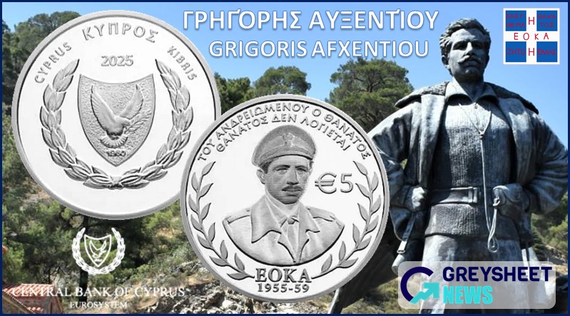 Cyprus. New Silver Proof Coins Remembering the Campaign for Self-Rule and Liberation