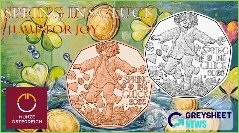 Austria. Popular New Year's Silver Coin Celebrates Leap into 2026 