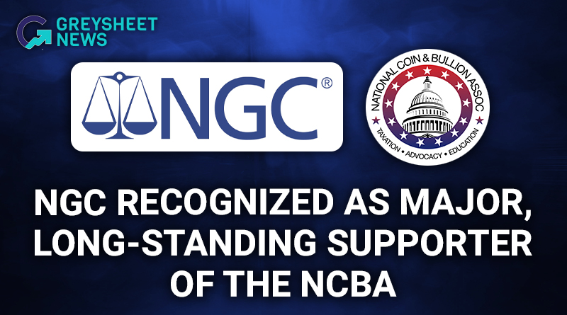 Numismatic Guaranty Company Recognized as Major, Long-Standing Supporter of the NCBA