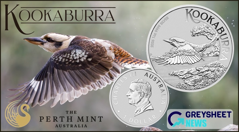 Perth Mint – Australia. New Design Features on Reverse Side of 2026 Kookaburra Silver Coins