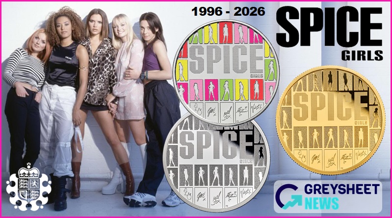 United Kingdom. New Gold and Silver Coins Salute World's Best-Selling Girl Band