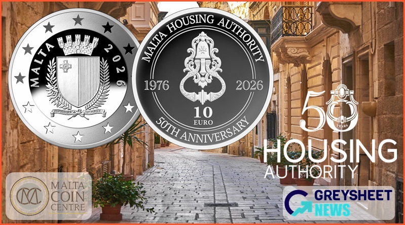 Malta. Latest Silver Collector Coin Focuses on Housing Authority Anniversary