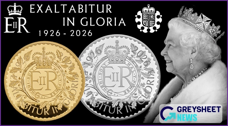 United Kingdom. Latest Gold and Silver Proof Mega-Coins Honour Birth Centenary Anniversary of Queen Elizabeth II