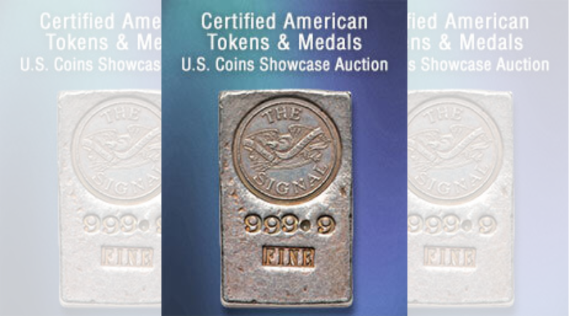 Heritage Auctions: Certified American Tokens & Medals Showcase Auction