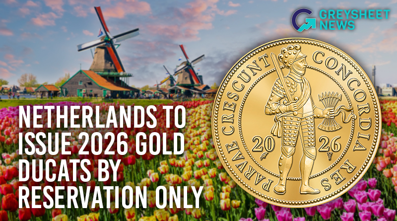 Netherlands to Issue 2026 Gold Ducats by Reservation Only