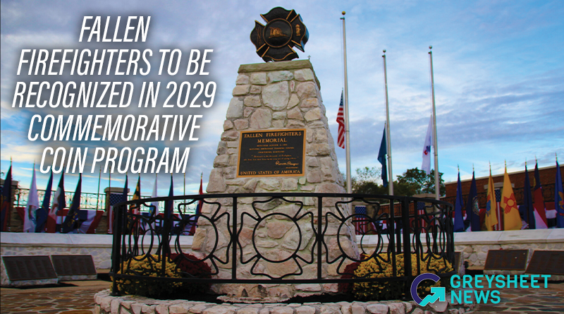 Fallen Firefighters to be Recognized in 2029 Commemorative Coin Program