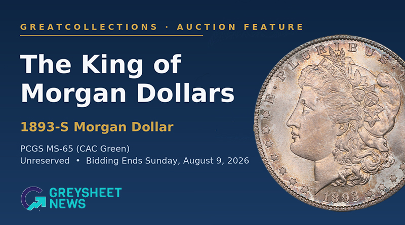 The King of Morgan Dollars Comes to GreatCollections