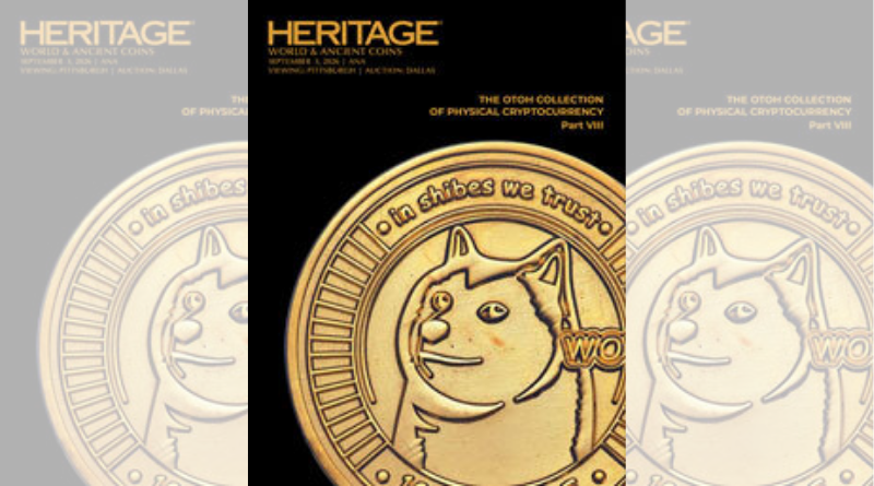 Heritage Auctions: Physical Cryptocurrency Signature Auction featuring The Otoh Collection, Part VIII