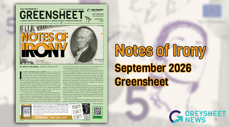 September 2026 Greensheet Market Analysis: Notes of Irony
