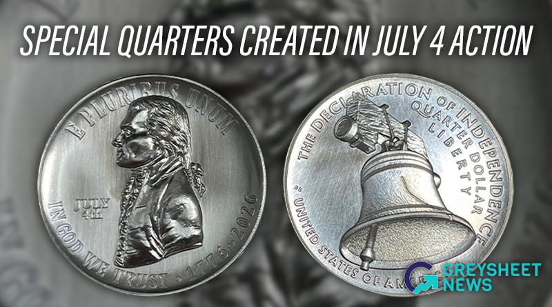 Special Quarters Created in July 4 Action