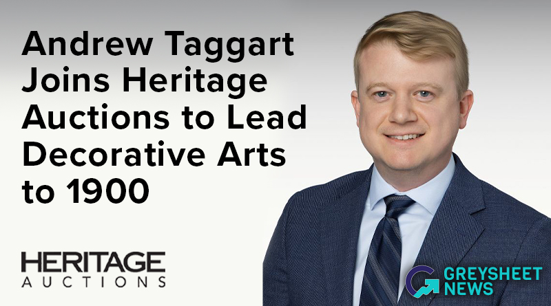 Andrew Taggart Joins Heritage Auctions to Lead Decorative Arts to 1900