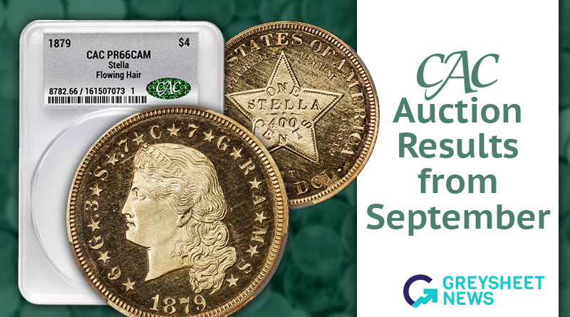 CAC Coins Bring Premiums in September 2026