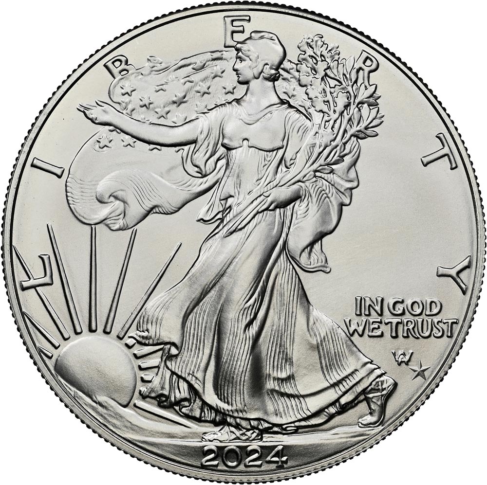 2024 Silver Eagle First Star Privy Coin with Eight Era Label - Limited ...